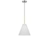 Visual Comfort Studio Remy 1-Light Polished Nickel Mini Pendant