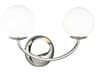 Visual Comfort Studio Galassia 2-Light Polished Nickel Vanity Light