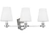 Visual Comfort Studio Paisley 3-Light Polished Nickel Vanity Light