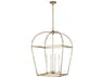 Visual Comfort Studio Stonington 4-Light Antique Gild Gold Lantern Chandelier