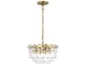 Visual Comfort Studio Arden 4-Light Burnished Brass Tiered Chandelier