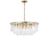 Visual Comfort Studio Arden 16-Light Burnished Brass Tiered Chandelier