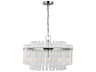 Visual Comfort Studio Beckett 12-Light Polished Nickel Drum Chandelier