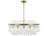 Visual Comfort Studio Beckett 16-Light Burnished Brass Drum Chandelier