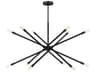 Visual Comfort Studio Eastyn 12-Light Midnight Black Sputnik Chandelier