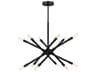 Visual Comfort Studio Eastyn 12-Light Midnight Black Sputnik Chandelier