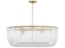 Visual Comfort Studio Pierce 6-Light Burnished Brass Pendant