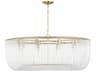 Visual Comfort Studio Pierce 10-Light Burnished Brass Pendant
