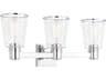 Visual Comfort Studio Alessa 3-Light Polished Nickel Vanity Light