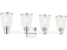 Visual Comfort Studio Alessa 4-Light Polished Nickel Vanity Light