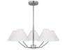 Visual Comfort Studio Burke 5-Light Brushed Steel Chandelier