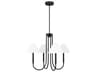 Visual Comfort Studio Porteau 5-Light Midnight Black Chandelier