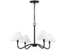 Visual Comfort Studio Eldon 4-Light Midnight Black Empire Chandelier