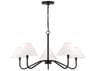 Visual Comfort Studio Eldon 5-Light Midnight Black Empire Chandelier