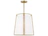 Visual Comfort Studio Cortes 2-Light Satin Brass Pendant