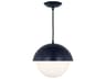Visual Comfort Studio Hyde 1-Light Navy Blue Globe Mini Pendant