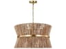 Visual Comfort Studio Thurlo 3-Light Satin Brass Pendant
