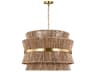 Visual Comfort Studio Thurlo 4-Light Satin Brass Pendant