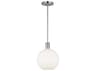Visual Comfort Studio Colewood 1-Light Brushed Nickel Globe Mini Pendant