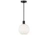 Visual Comfort Studio Colewood 1-Light Midnight Black Globe Mini Pendant