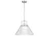 Visual Comfort Studio Liouet 1-Light Brushed Nickel Pendant