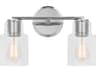 Visual Comfort Studio Sayward 2-Light Chrome Vanity Light