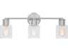 Visual Comfort Studio Sayward 3-Light Brushed Steel Vanity Light