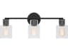 Visual Comfort Studio Sayward 3-Light Midnight Black Vanity Light