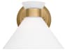 Visual Comfort Studio Belcarra 1-Light Satin Brass Wall Sconce