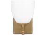 Visual Comfort Studio Toffino 1-Light Satin Brass Wall Sconce