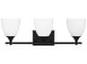 Visual Comfort Studio Toffino 3-Light Midnight Black Vanity Light