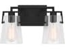 Visual Comfort Studio Crofton 2-Light Midnight Black Vanity Light