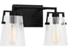 Visual Comfort Studio Crofton 2-Light Midnight Black Vanity Light