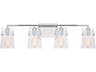 Visual Comfort Studio Crofton 4-Light Chrome Vanity Light