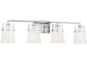 Visual Comfort Studio Crofton 4-Light Chrome Vanity Light