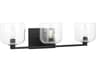 Visual Comfort Studio Lochdale 3-Light Midnight Black Vanity Light