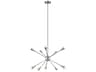 Visual Comfort Studio Jax 10-Light Polished Nickel Candelabra Sputnik Chandelier