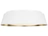 Visual Comfort Studio Asher 4-Light Matte White Flush Mount