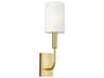 Visual Comfort Studio Brianna 1-Light Burnished Brass Wall Sconce