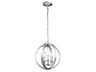 Visual Comfort Studio Corinne 3-Light Polished Nickel Globe Mini Pendant