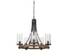 Visual Comfort Studio Angelo 5-Light Gray Cylinder Chandelier