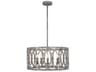 Visual Comfort Studio Patrice 5-Light Deep Abyss Gray Candelabra Chandelier