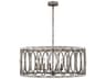 Visual Comfort Studio Patrice 8-Light Deep Abyss Gray Candelabra Chandelier