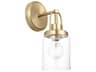 Visual Comfort Studio Anders 1-Light Satin Brass Wall Sconce