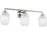 Visual Comfort Studio Serafina 3-Light Polished Nickel Vanity Light