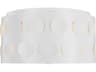 Visual Comfort Studio Dottie 3-Light Matte White Drum Flush Mount