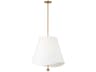 Visual Comfort Studio Beauvoir 4-Light Burnished Brass Pendant