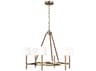 Visual Comfort Studio Katie 6-Light Time Worn Brass Chandelier