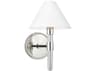 Visual Comfort Studio Robert 1-Light Polished Nickel Wall Sconce