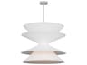 Visual Comfort Studio Chambord 12-Light Cast Plaster White Pendant